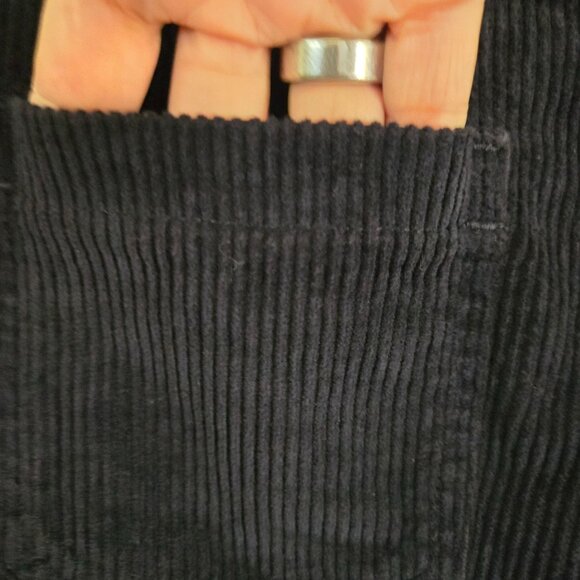 Fat Face NWT Blue Keswick Cord Trousers Wide Leg Front Patch Pockets Size 6R - Picture 8 of 11